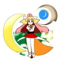 Sun and Moon tattoo design idea