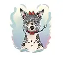 catahoula leopard dog tattoo tattoo design idea