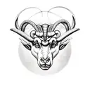 Aries and adhd tattoo design idea