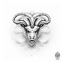Aries and adhd tattoo design idea