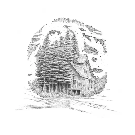Take me home, country roads by John Denver tattoo design idea