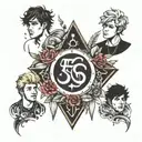 5 seconds of summer tattoo design idea