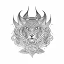 scratch tattoo design idea