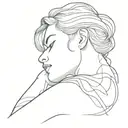 woman posing elegant asleep tattoo design idea