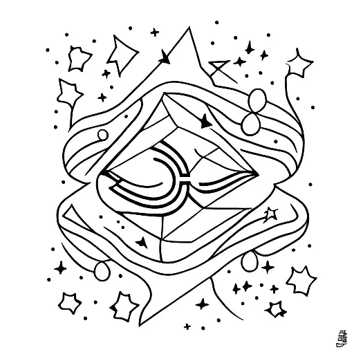 Big Dipper stars tattoo design idea