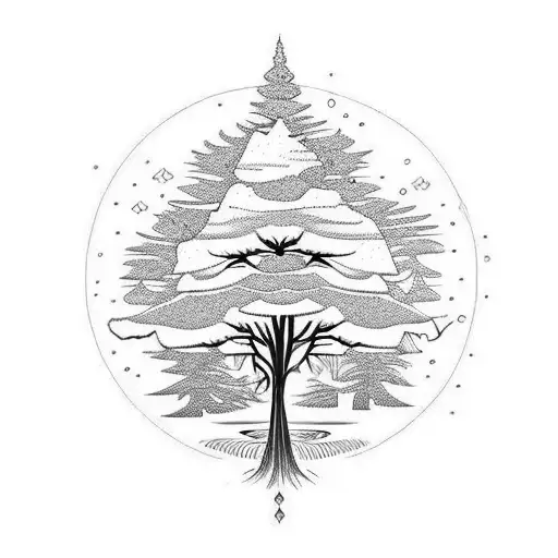 Top 57 lebanese cedar tree tattoo super hot  ineteachers