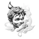 Peter Pan tattoo design idea