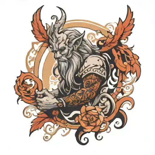 The Apostle of Myrkul bg3 tattoo design idea