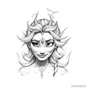 Elsa name tattoo design idea