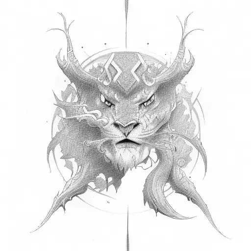 tom of fimlamd style drawing of a man tattoo design idea