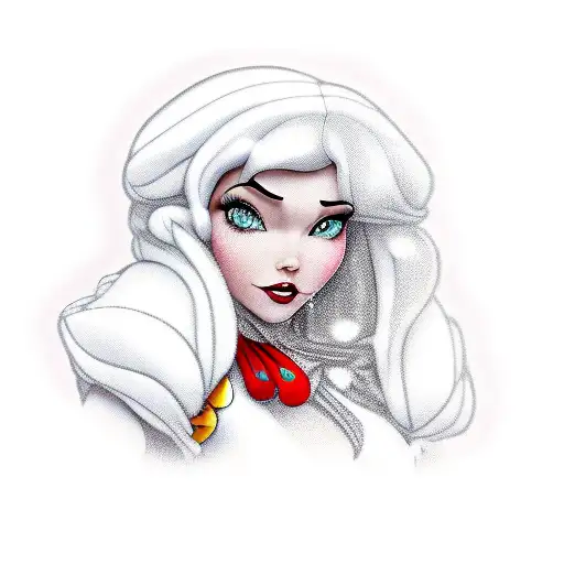 male version of Snow White tattoo design idea