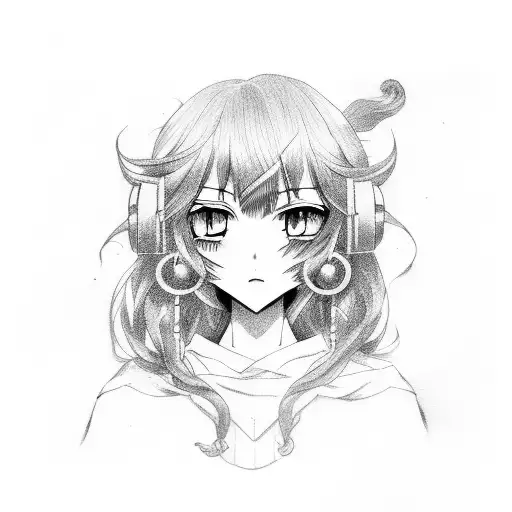anime tattoo design idea