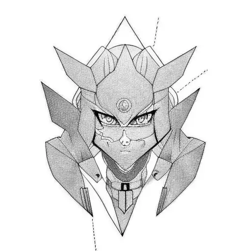 Geometry Dash Amine Girl Icon Metalic by Betaguythepr on DeviantArt