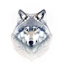 wolf teeth angry  tattoo design idea