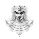 un bras égyptien  tattoo design idea