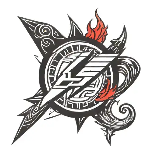 mass effect n7 symbol tattoo design idea
