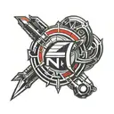 mass effect n7 symbol tattoo design idea