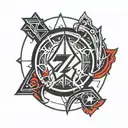 mass effect n7 symbol tattoo design idea