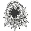 high risk high reward  tattoo design idea