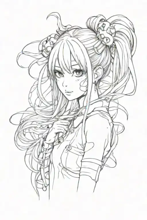 tomie junji ito hatsune miku tattoo design idea