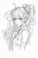 tomie junji ito hatsune miku tattoo design idea