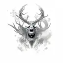 Wendigo tattoo design idea
