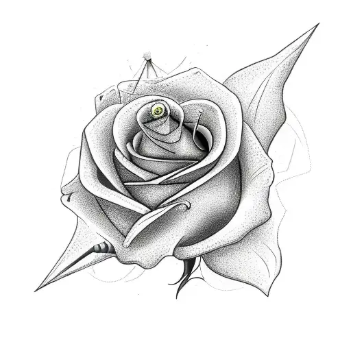 yellow rose, Beautifully Broken, arrow and a butterfly  tattoo design idea