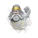 dwarf mining gold tattoo design idea