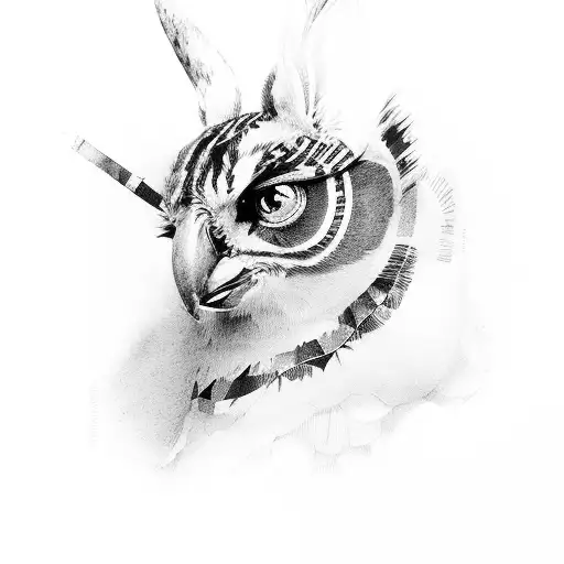 Harlequin tattoo design idea