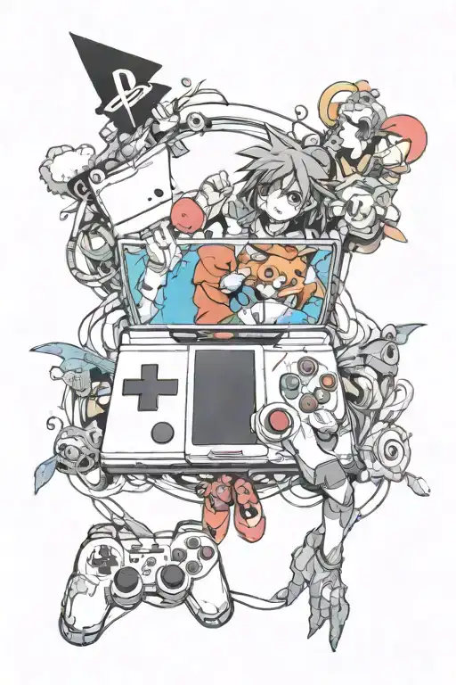 béliers PlayStation  tattoo design idea