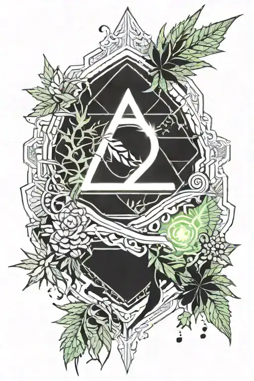 destiny 2 cannabis tattoo design idea
