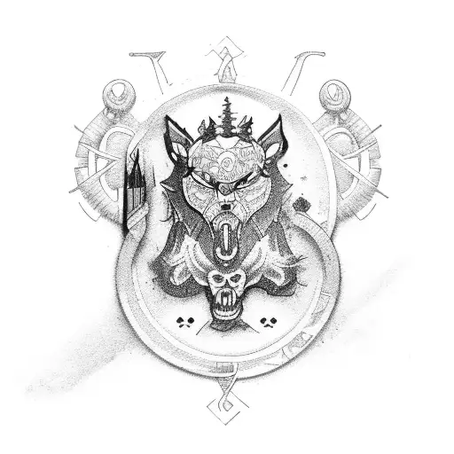 i am here dath russian mafia  tattoo design idea