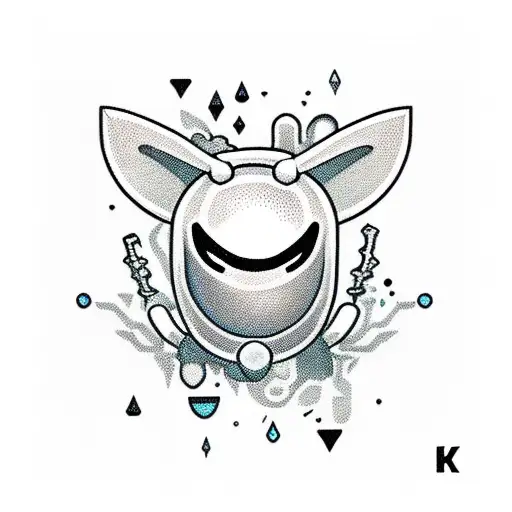 Hollow knight protagonist tattoo design idea