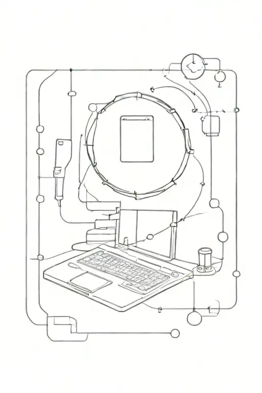 Software development Computer, software developer coding tattoo design idea