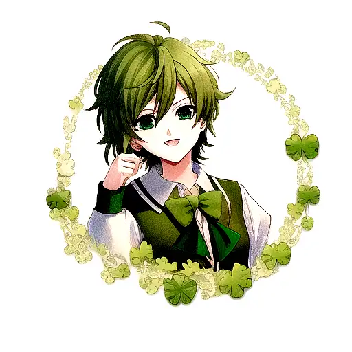 5 leaf clover tattoo design idea