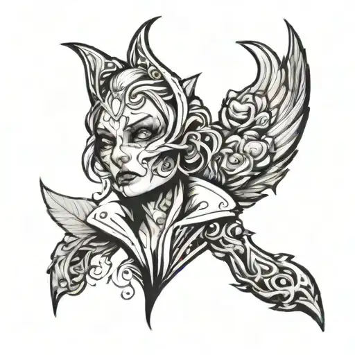 I'm just a loser, that's how you saw me tattoo design idea