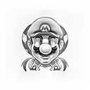 super mario kart tattoo design idea