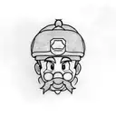 super mario kart tattoo design idea