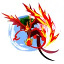 fire dragon tattoo design idea