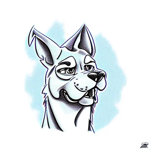 scooby doo tattoo design idea