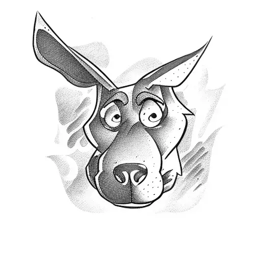 scooby doo tattoo design idea