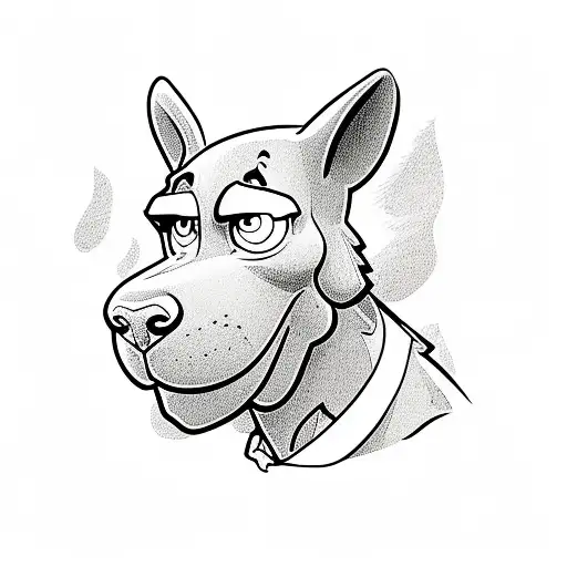 scooby doo tattoo design idea