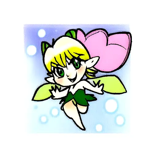 Tinkerbell tattoo design idea