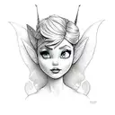 Tinkerbell tattoo design idea