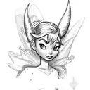 Tinkerbell tattoo design idea