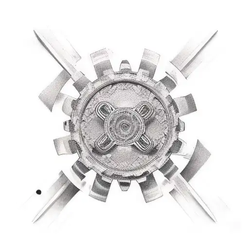 gear 5 tattoo design idea