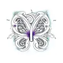 taino culture  to make a memoriam tattoo with a timepiece,hibiscus flower,butterfly,cherry blossom and marine symbol sle tattoo design idea