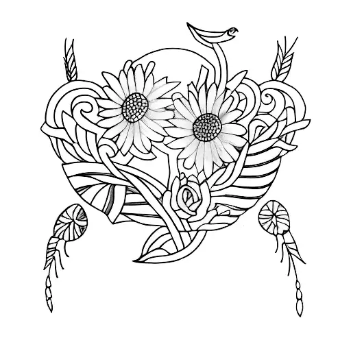 Number 23 tattoo design idea