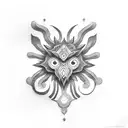 maya hand tattoo design idea