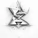 Y,R,N,K letters tattoo design idea